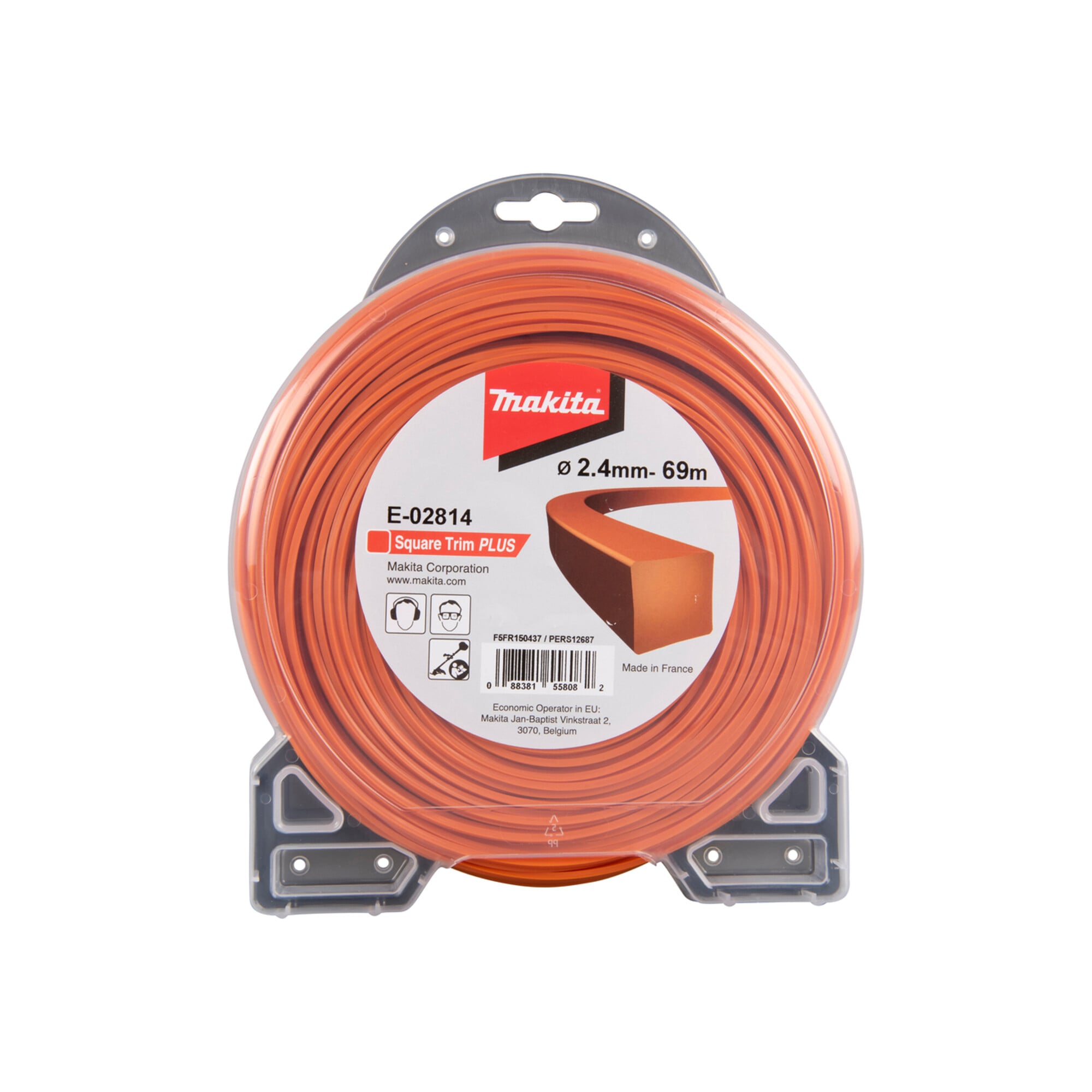 Makita Mähfaden 4-Kt 2,4mm x 69m