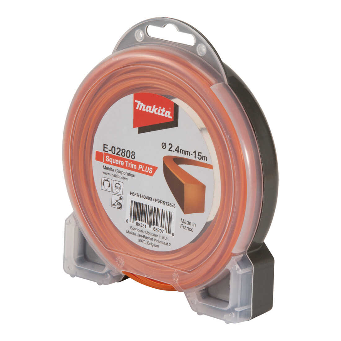 Makita Mähfaden 4kant 2,4mmx15m