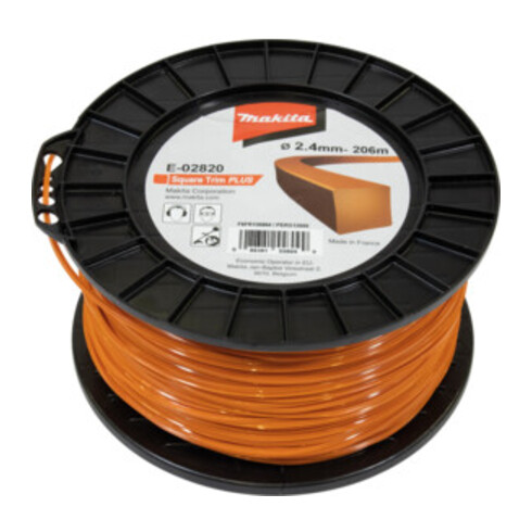 Makita Mähfaden 4kant 2,4mmx206m