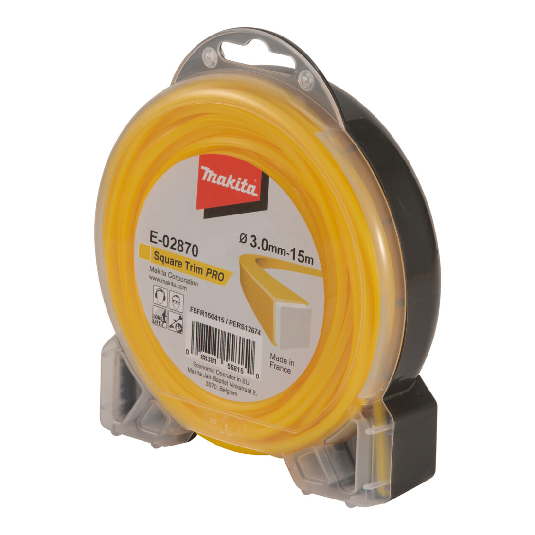 Makita Mähfaden 4kant 3,0mmx15m