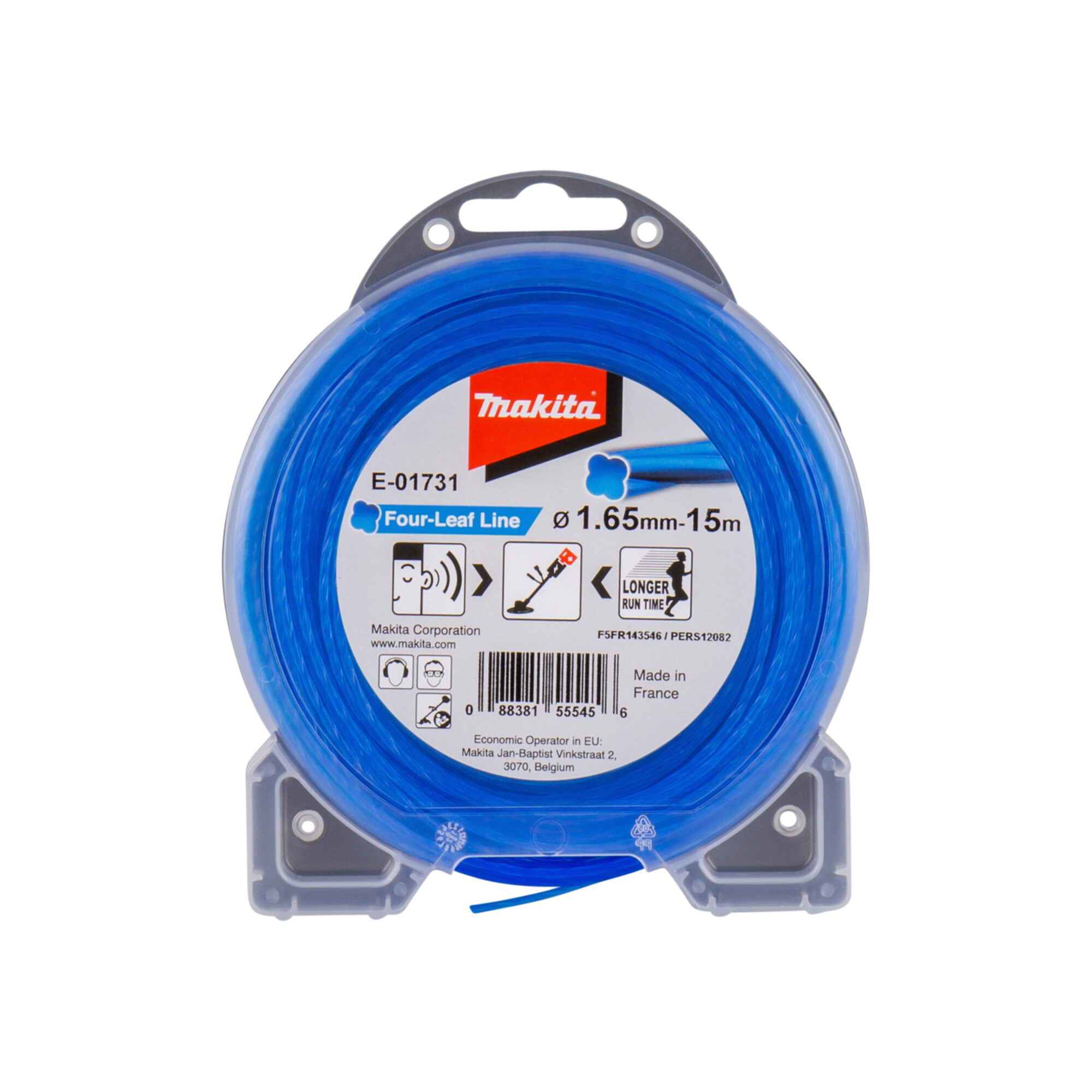 Makita Mähfaden Four Leaf 1,65 mm x 15 m E-01731