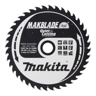 Makita Makblade+ Sägeb. 250x30x40Z (B-33489)