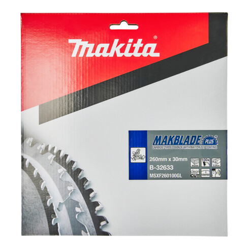 Makita MAKBLADE+ Sägeb. 260x30x100Z (B-32633)