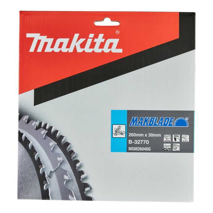 Makita MAKBLADE Sägeb. 260x30x40Z (B-32770)