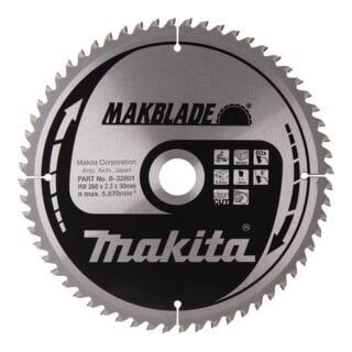 Makita Makblade Sägeb. 260x30x60Z (B-32801)