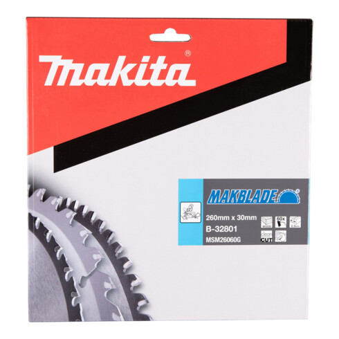 Makita MAKBLADE Sägeb. 260x30x60Z (B-32801)