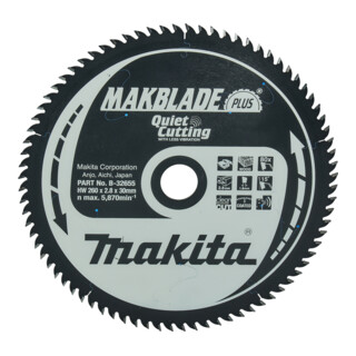Makita Makblade+ Sägeb. 260x30x80Z (B-32655)