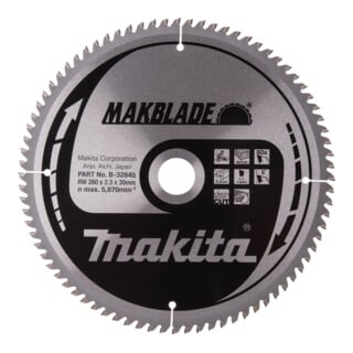 Makita Makblade Sägeb. 260x30x80Z (B-32845)