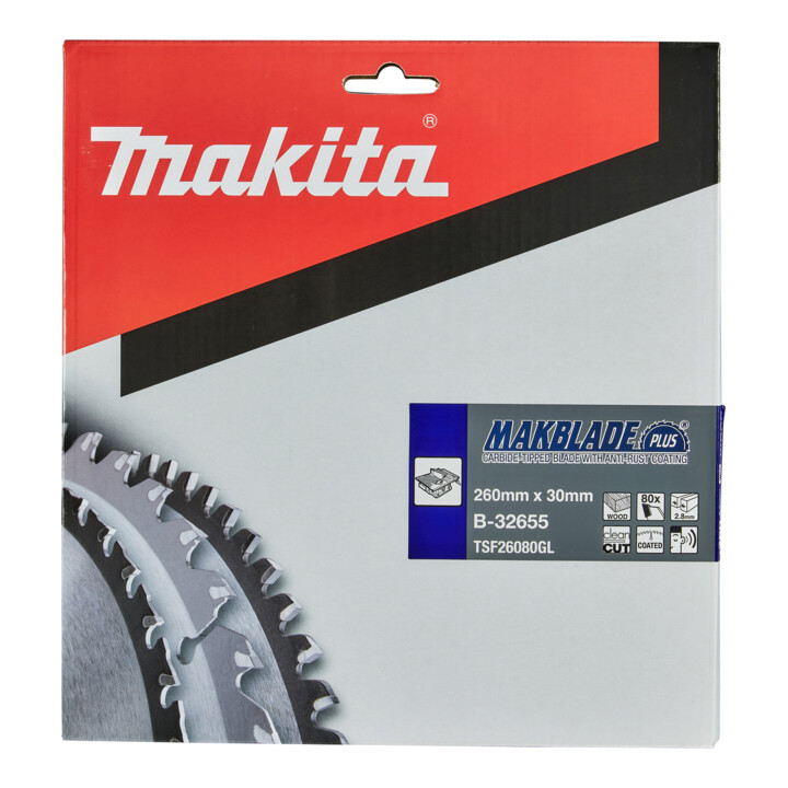 Makita Makblade+ scie 260x30x80Z (B-32655)