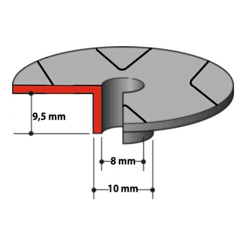 Makita Manicotto di copiatura 10,0mm (343577-5)