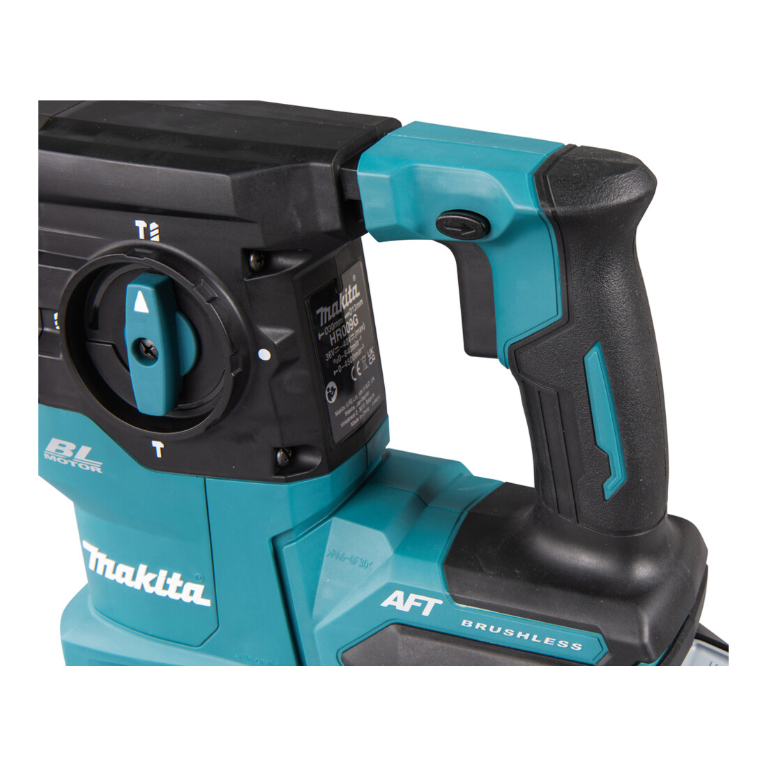 Makita Marteau combiné sans fil 40V max. avec mandrin rapide / 4,0 Ah, 2 batteries + chargeur dans mallette de transport