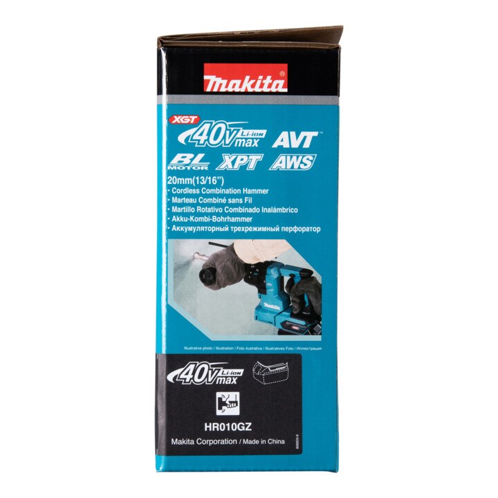 Makita Marteau combiné sans fil SDS+ 40V, 1350 tr/min, sans batterie