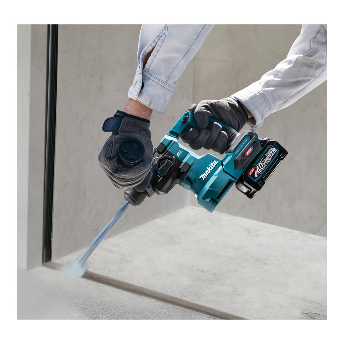 Makita Marteau combiné sans fil SDS+ 40V, 1350 tr/min, sans batterie