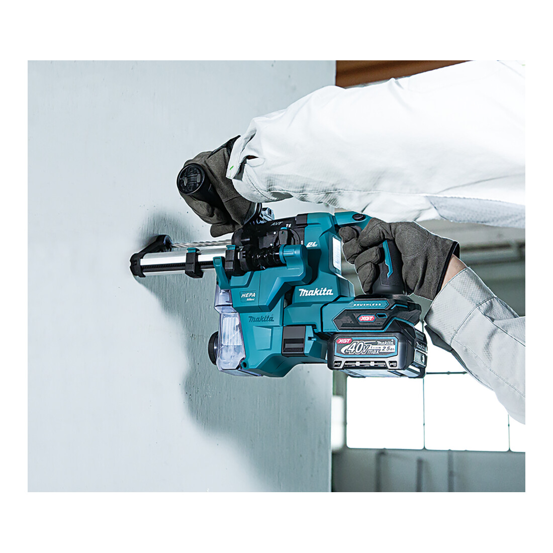 Makita Marteau combiné sans fil SDS+ 40V, 1350 tr/min, sans batterie