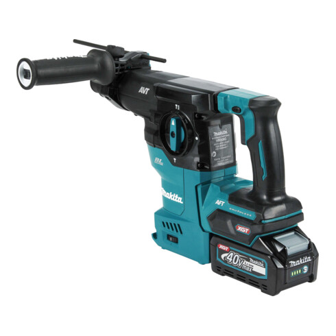 Makita Marteau combiné sans fil SDS-PLUS 40V max. / 4,0 Ah, 2 batteries + chargeur en coffret de transport