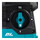 Makita Marteau combiné sans fil SDS-PLUS 40V max. / 4,0 Ah, 2 batteries + chargeur en coffret de transport