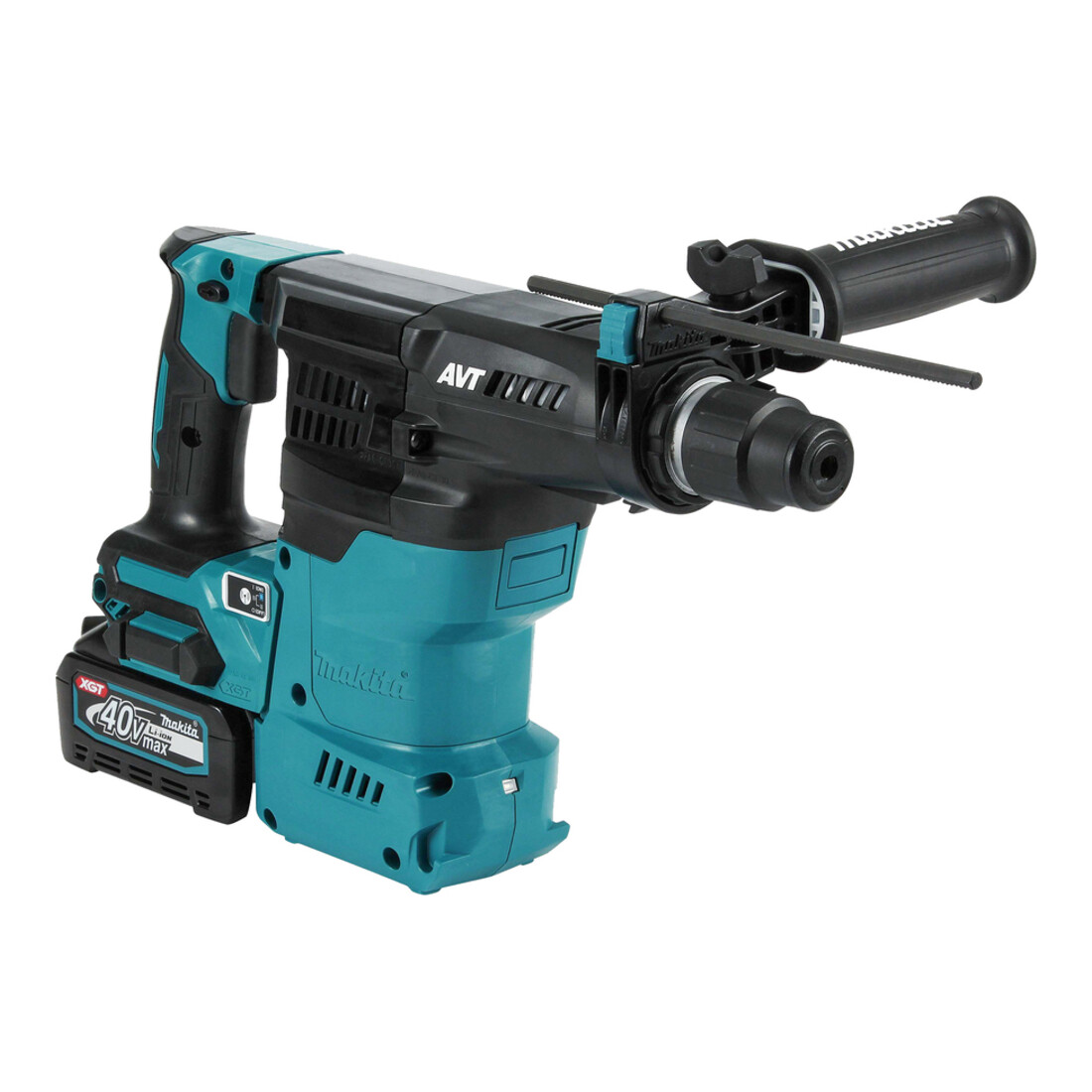 Makita Marteau combiné sans fil SDS-PLUS 40V max. / 4,0 Ah, 2 batteries + chargeur en coffret de transport
