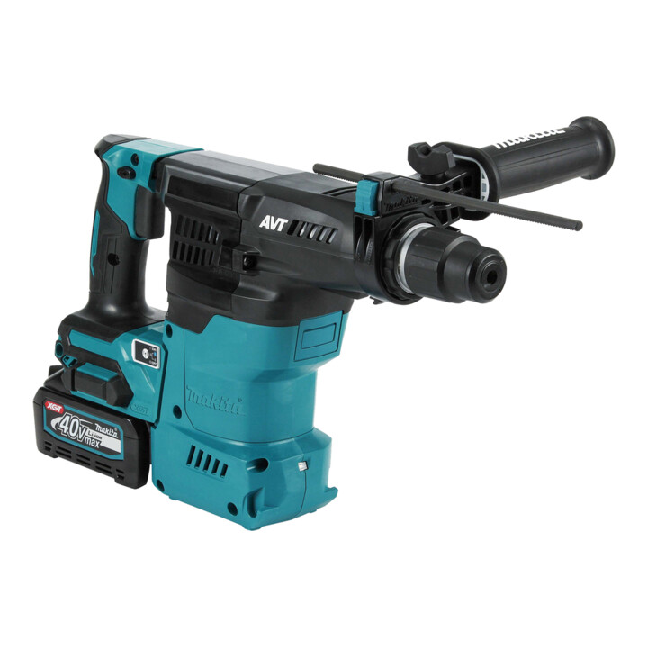 Makita Marteau combiné sans fil SDS-PLUS 40V max. / 4,0 Ah, 2 batteries + chargeur en coffret de transport