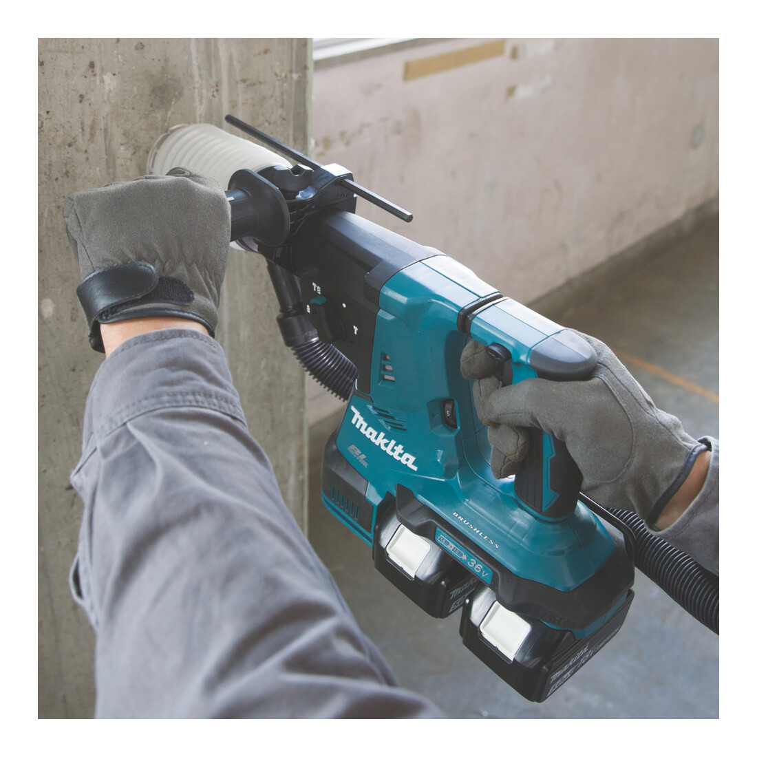 Makita Martello combinato a batteria 2x18V DHR281ZJ