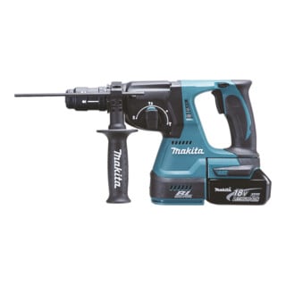 Makita Martello combinato a batteria DHR243RTJ con SDS-PLUS, 18V/5,0Ah