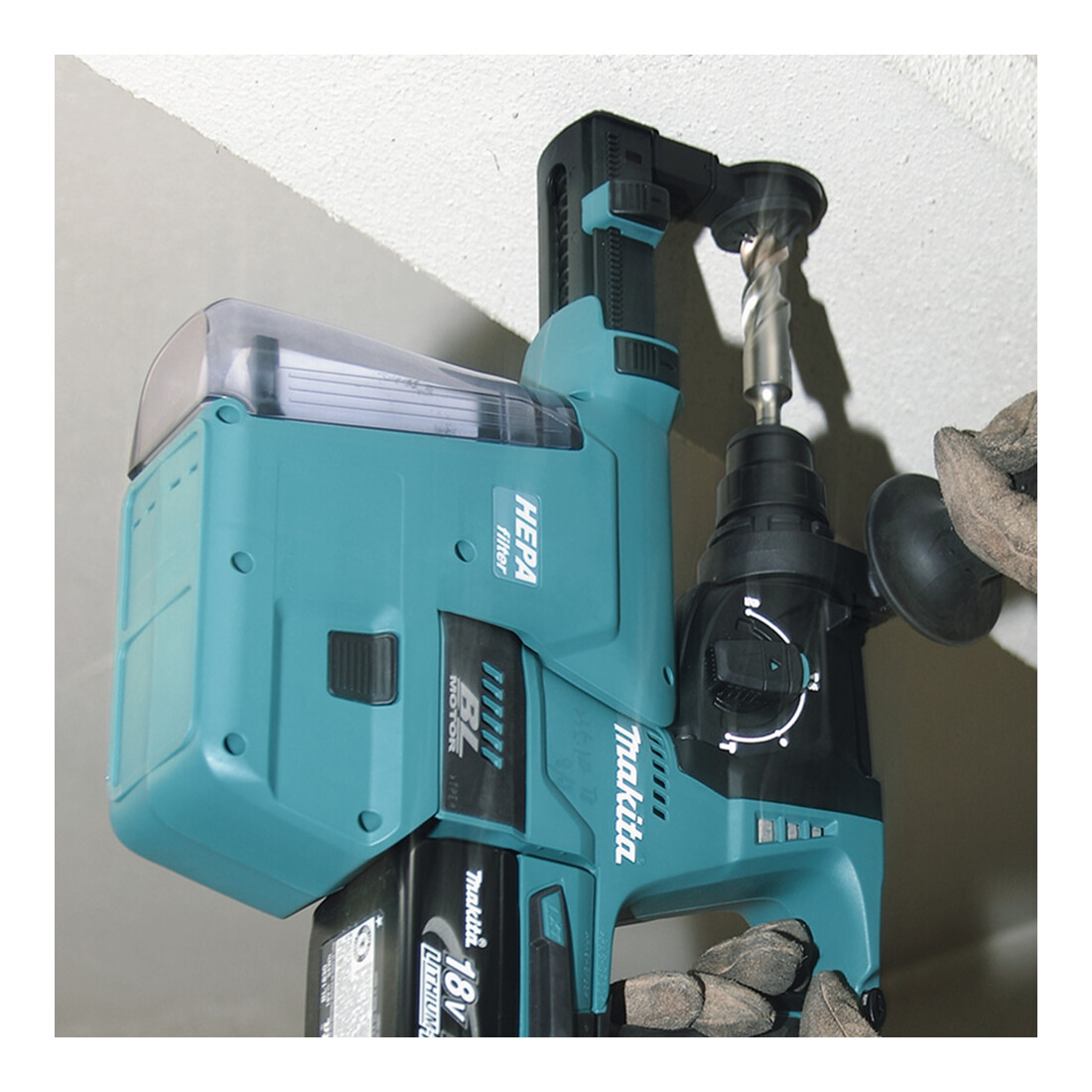 Makita Martello combinato a batteria DHR243RTJ con SDS-PLUS, 18V/5,0Ah