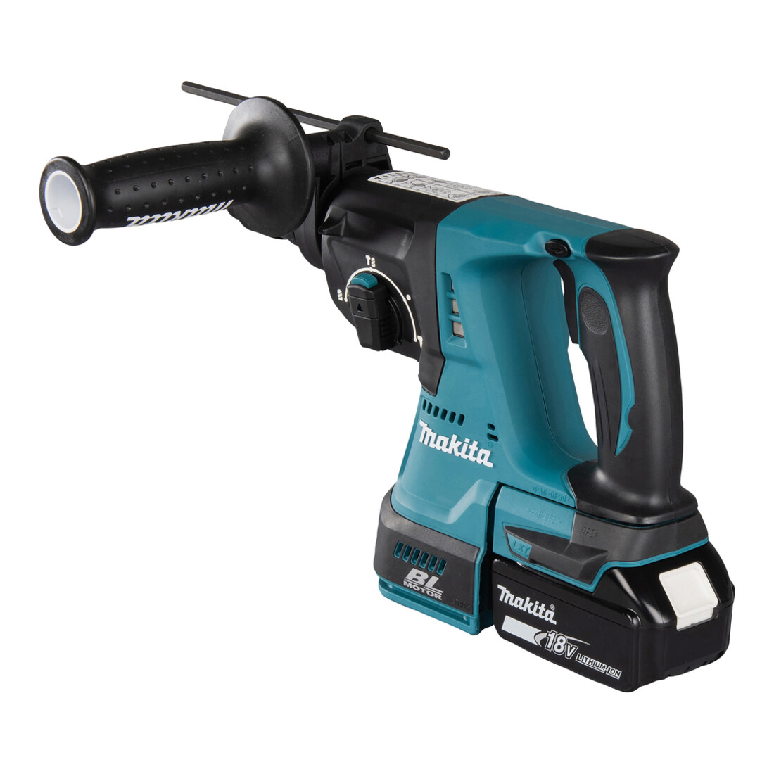 Makita Martello combinato a batteria DHR243RTJ con SDS-PLUS, 18V/5,0Ah