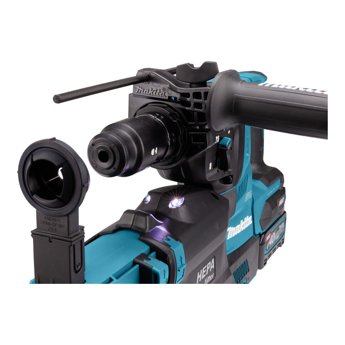 Makita Martello combinato a batteria SDS+ 40V HR004GM202