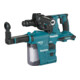 Makita Martello perforatore a batteria per SDS-PLUS 2x18V, Bluetooth e sistema aspirazione polvere DX09-1