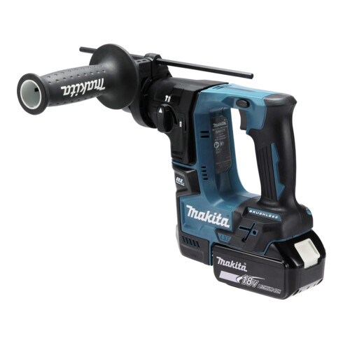 Makita Martello perforatore a batteria SDS-PLUS 18V/2,0Ah, 2 batterie + caricabatterie in MAKPAC DHR171RAJ