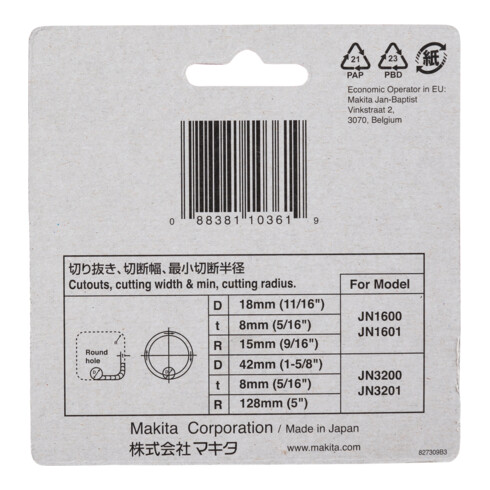 Makita matrijs (792292-2)