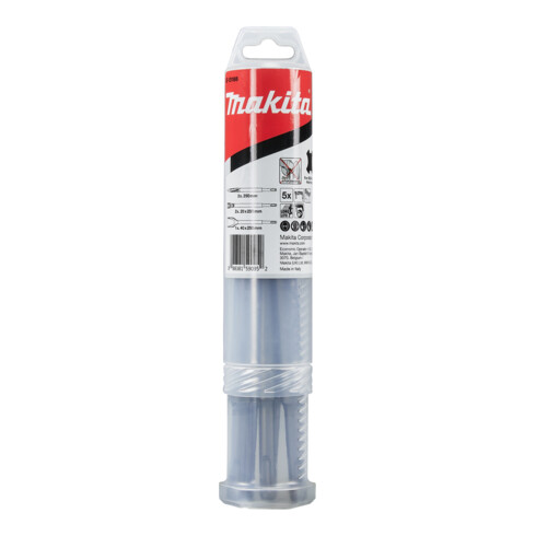 Makita Meißel-Sortiment 5-tlg., Longlife, SDS-PLUS