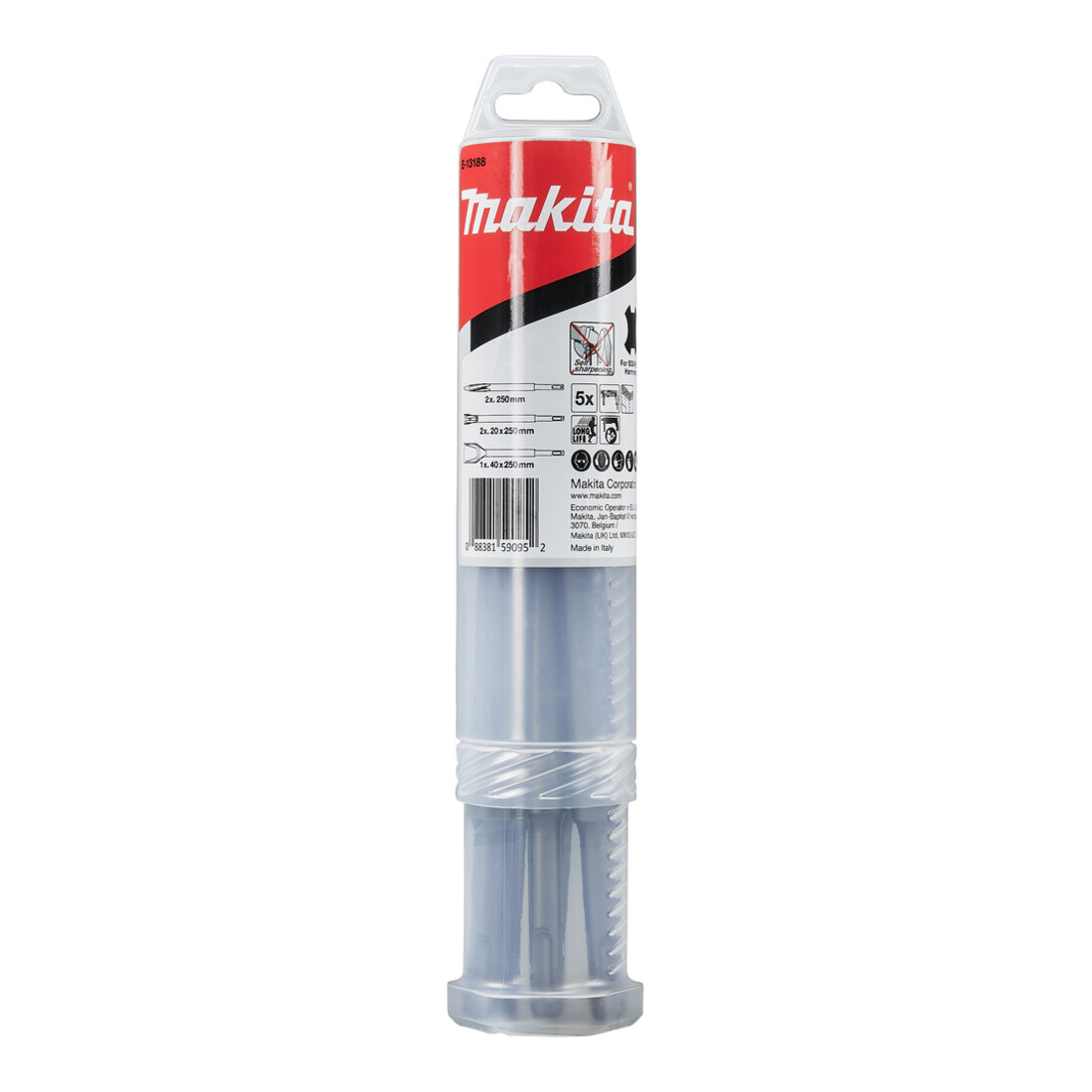 Makita Meißel-Sortiment 5-tlg., Longlife, SDS-PLUS