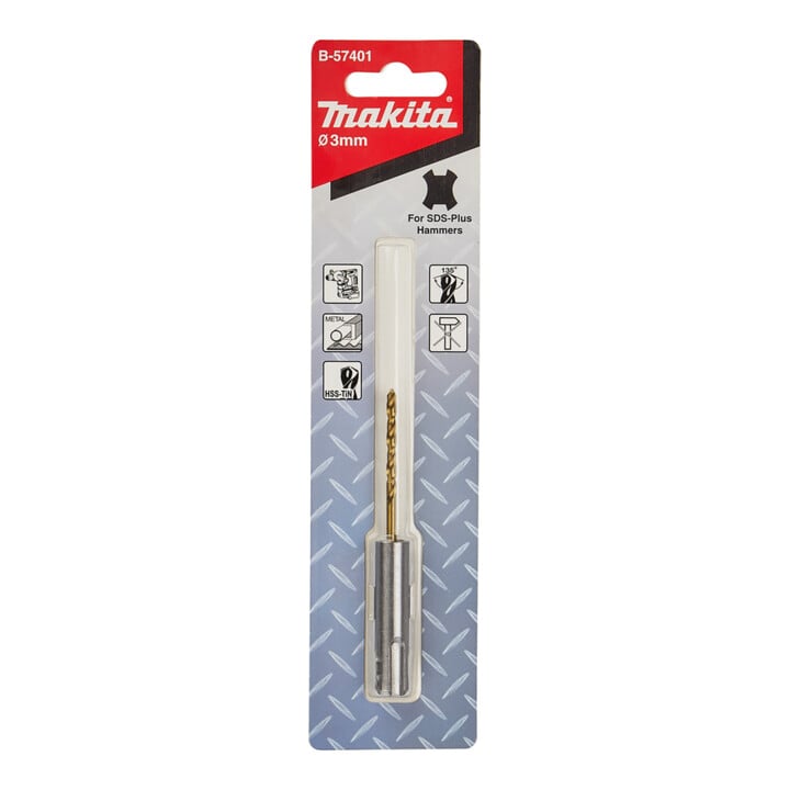 Makita metaalboor HSS 3.0x90mm SDS+
