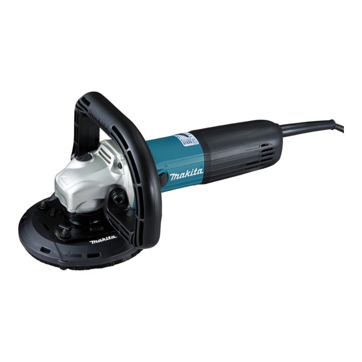 Makita Set Meuleuse béton 125 mm PC5010C + STIER Meule diamant double 125 mm