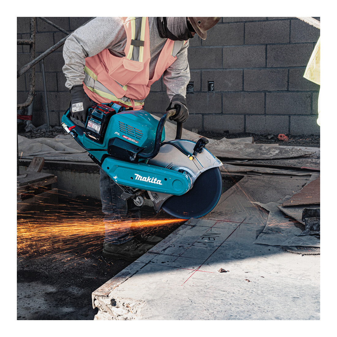 Makita Meuleuse d’angle sans fil 2x40V max. (sans batterie, sans chargeur)