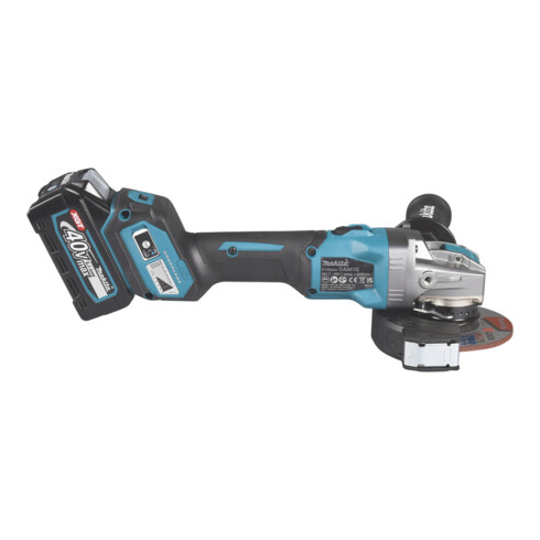 Makita Meuleuse d’angle sans fil 40V max. / 4,0 Ah, 2 batteries + chargeur dans MAKPAC