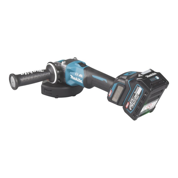 Makita Meuleuse d’angle sans fil 40V max. / 4,0 Ah, 2 batteries + chargeur dans MAKPAC