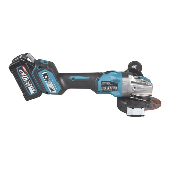 Makita Meuleuse d’angle sans fil 40V max. / 4,0 Ah, 2 batteries + chargeur dans MAKPAC