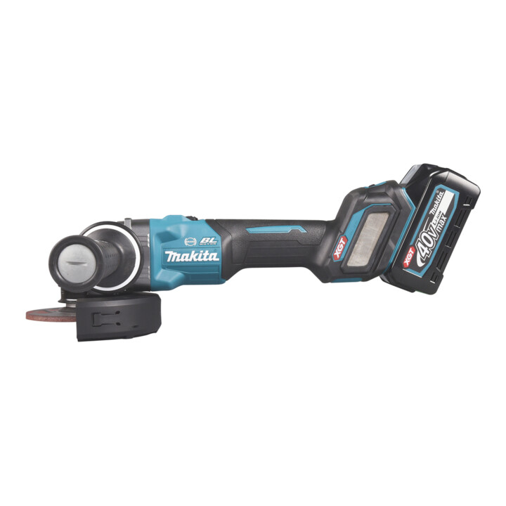 Makita Meuleuse d’angle sans fil 40V max. / 4,0 Ah, 2 batteries + chargeur dans MAKPAC