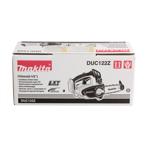 Makita Motosega a batteria, impugnatura superiore, 18V DUC122Z, senza batteria