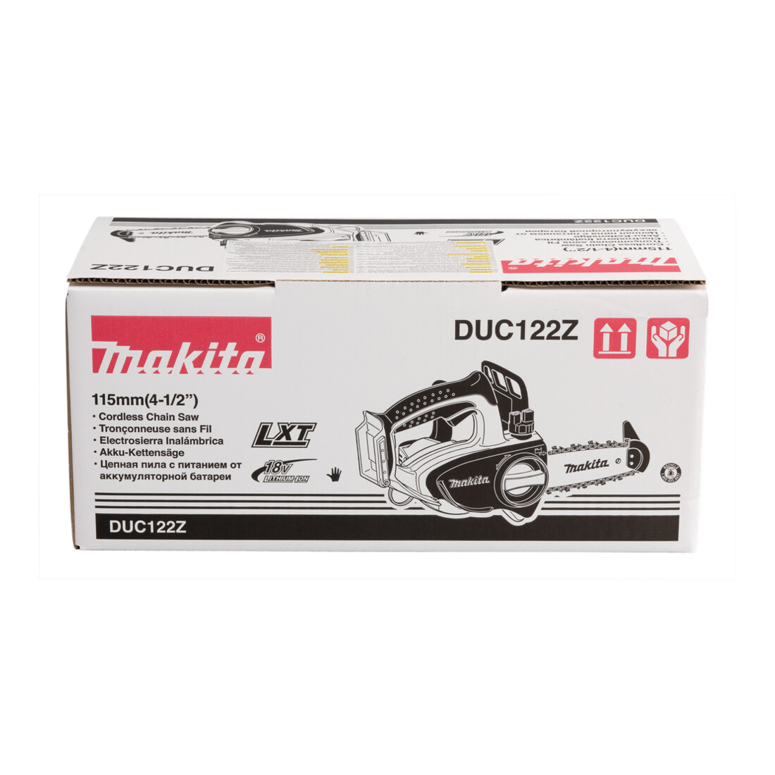 Makita Motosega a batteria, impugnatura superiore, 18V DUC122Z, senza batteria
