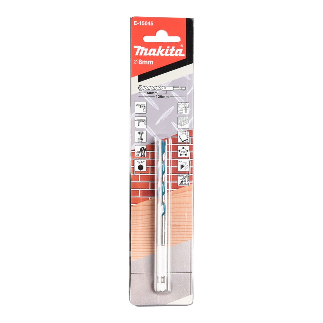 Makita Multi-perceuse 1/4" 8x120mm