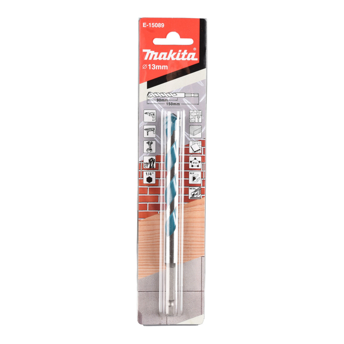 Makita Multibohrer 1/4" 13x150mm