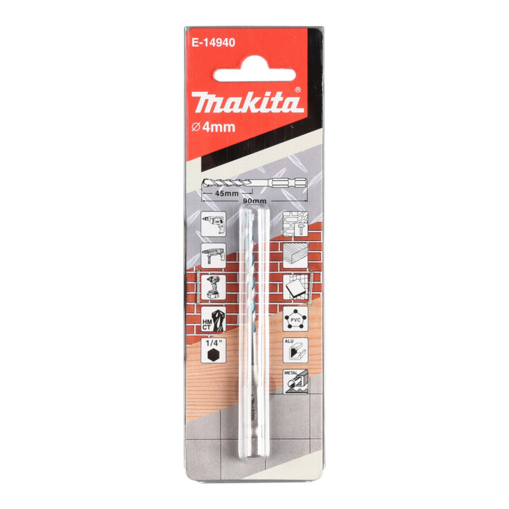 Makita Multibohrer 1/4" 4x90mm