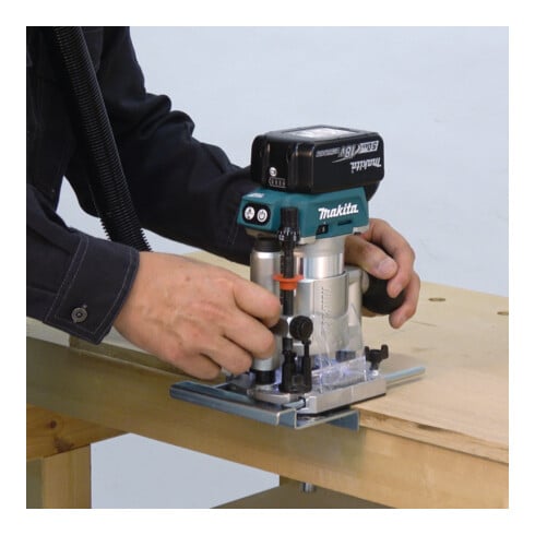 Makita multifunctionele bovenfreesmachine 18.0 V DRT50ZJX2 accu