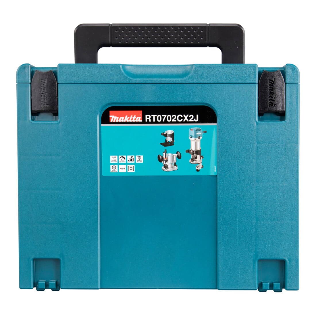 Makita Multifunktionsfräse 710 W inkl. Fräsmodule im MAKPAC
