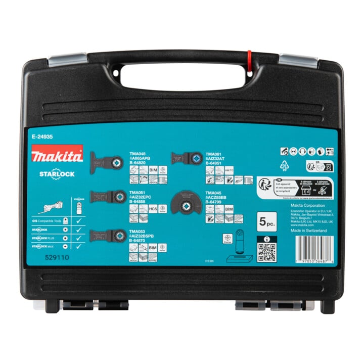 Makita Multitool STARLOCK Set 5-tlg.