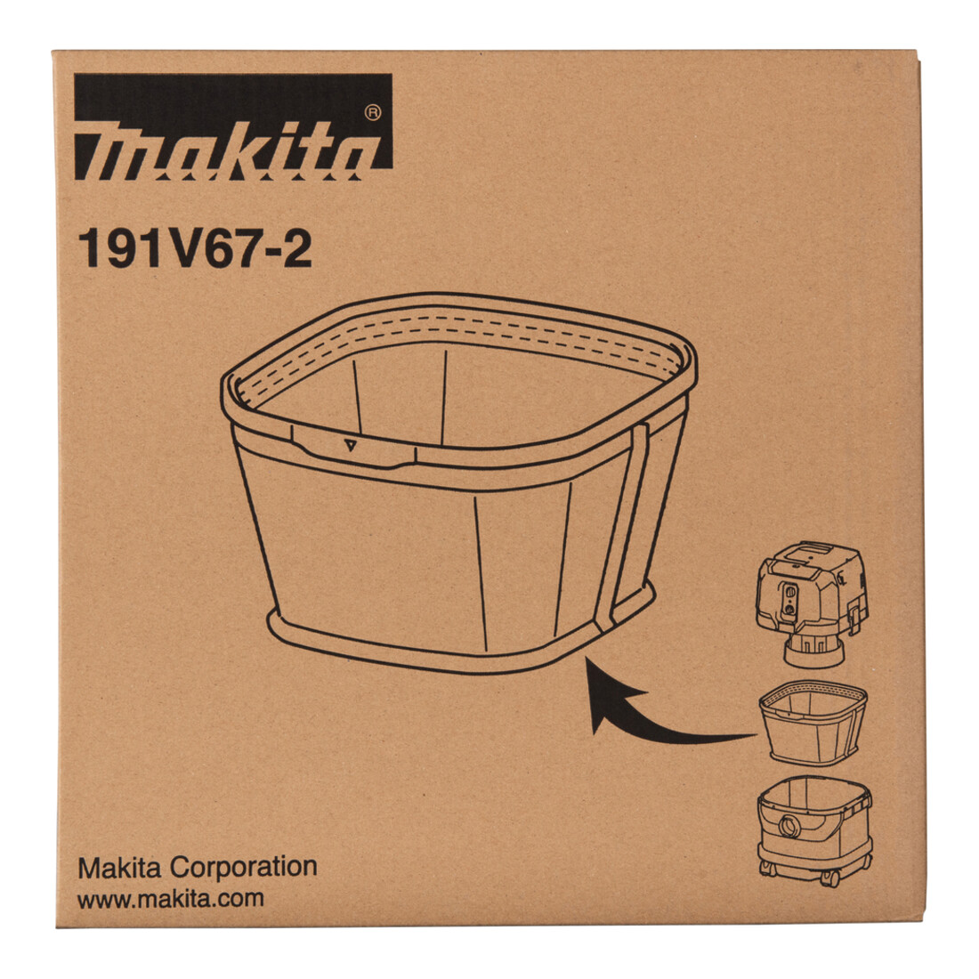 Makita Nassfilter VC003G • Nasssaugen