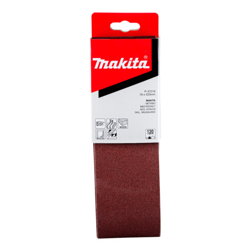 Makita Nastro abrasivo 76x533mm K120 (P-37219)