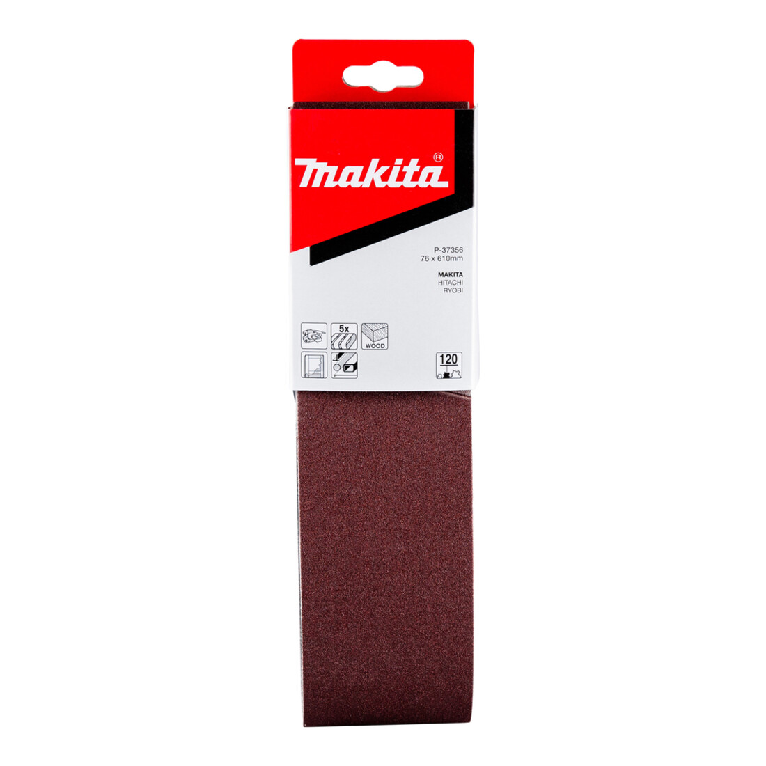 Makita Nastro abrasivo 76x610mm K120 (P-37356)